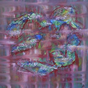 duel 2017 toile 40x40 relief